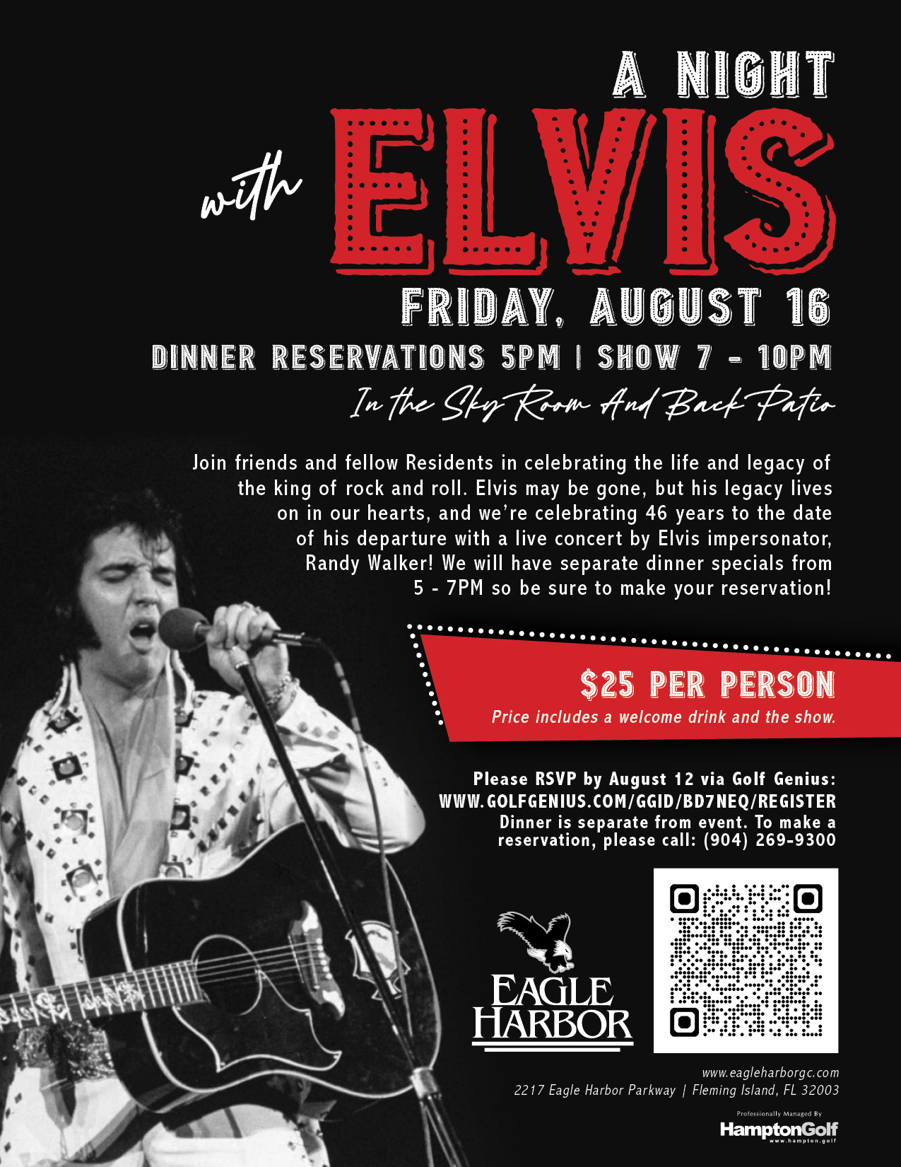 EH Live Elvis Concert August 16 EMAIL