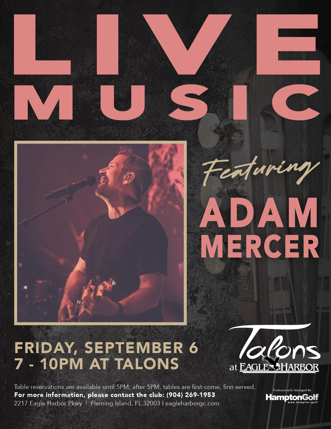 EH Live Music with Adam Mercer September 6 EMAIL