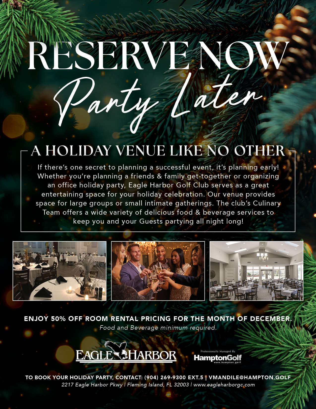 EH Book Your Holiday Party Campaign 2025 EMAIL